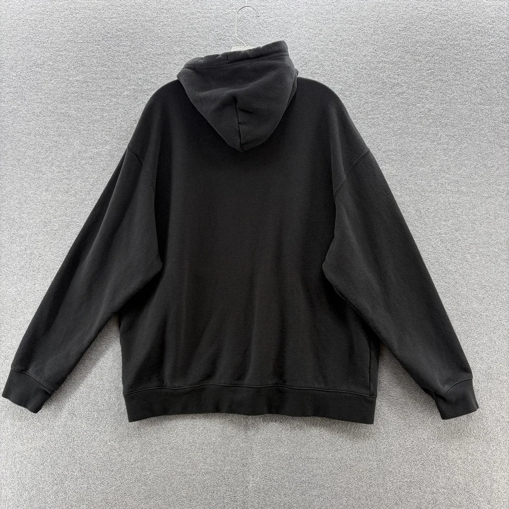 Jordan Hoodie Sweatshirt Mens XL Black Flight Fleece Kangaroo Pocket Pullover